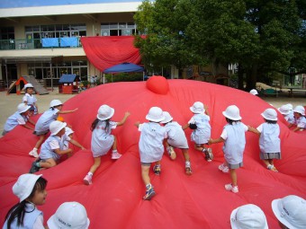 運動会が終わって…