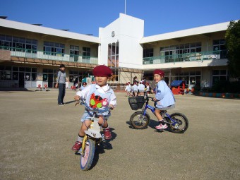 広いので自転車で走り回れます！