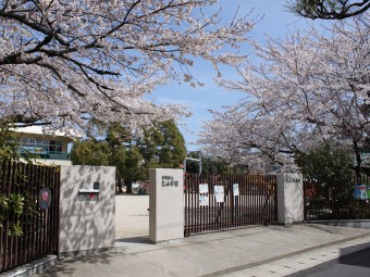 入り口の様子。春は桜がキレイです！