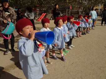 子ども達の応援にも気合が入ります！