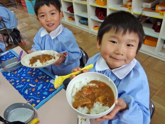 カレーをつくったよ！