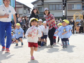 ２才児さんのラグビーは、ほのぼの系？