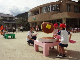 年中さんの障害走！