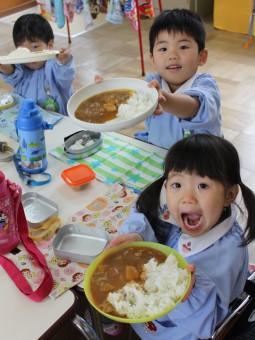 カレーライスを作ったよ！