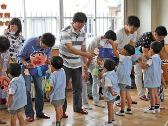 お父さんにプレゼントも渡したよ