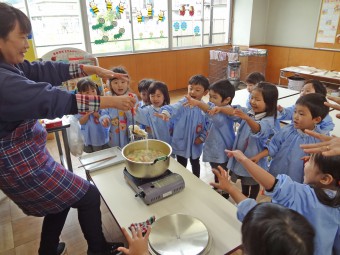 おいしくな～れビーム発射！