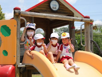 幼稚園が再開したよ！