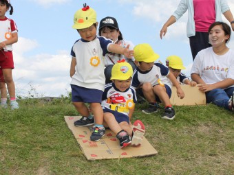 ２才児さんも負けていません