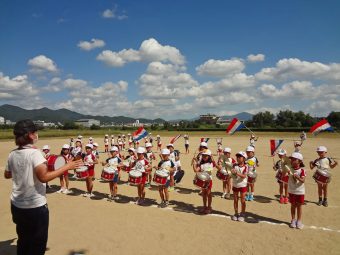 鼓隊リズムパレードも完成間近です！