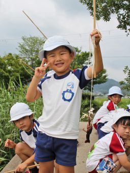 やった～！釣れた～！