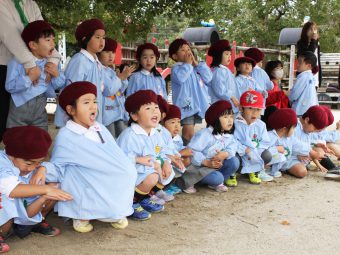 子どもの応援が力になります！