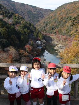 保津川の景色がきれい