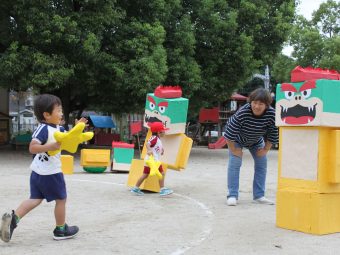 クッパを倒す障害走～２歳児さん