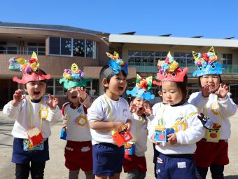 こちらは２才児さんの鬼！かわいい～