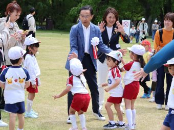 なんと西脇知事さんが来てくれました！