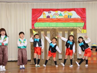 もう片方のクラスの劇「ピノキオ」