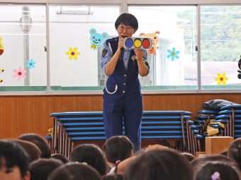 お巡りさんのお話がとても上手くてびっくり！