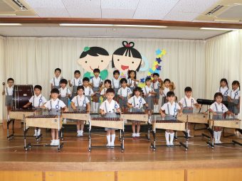 年長さんの合奏