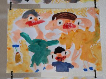 ４歳児『おじいちゃんおばあちゃんとぼく』