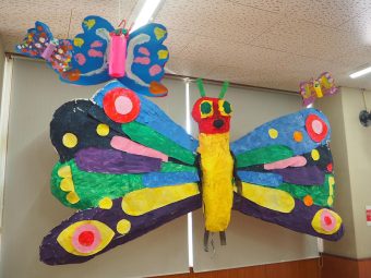 年中さん作の美しいちょうちょ！