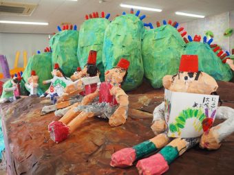 年長さんが作った大物たちと個人製作