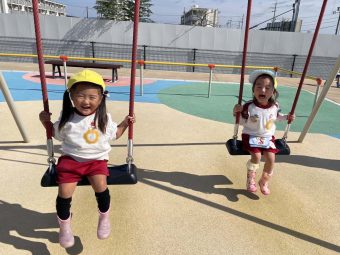 ブランコにも乗れたよ～！
