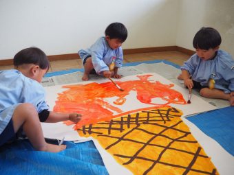 大きなアイスが描けてるよ！