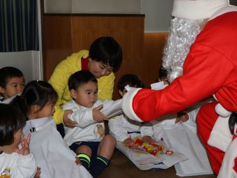 プレゼントをもらうよ