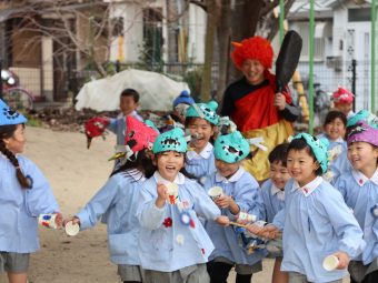 キャー！鬼の反撃だー